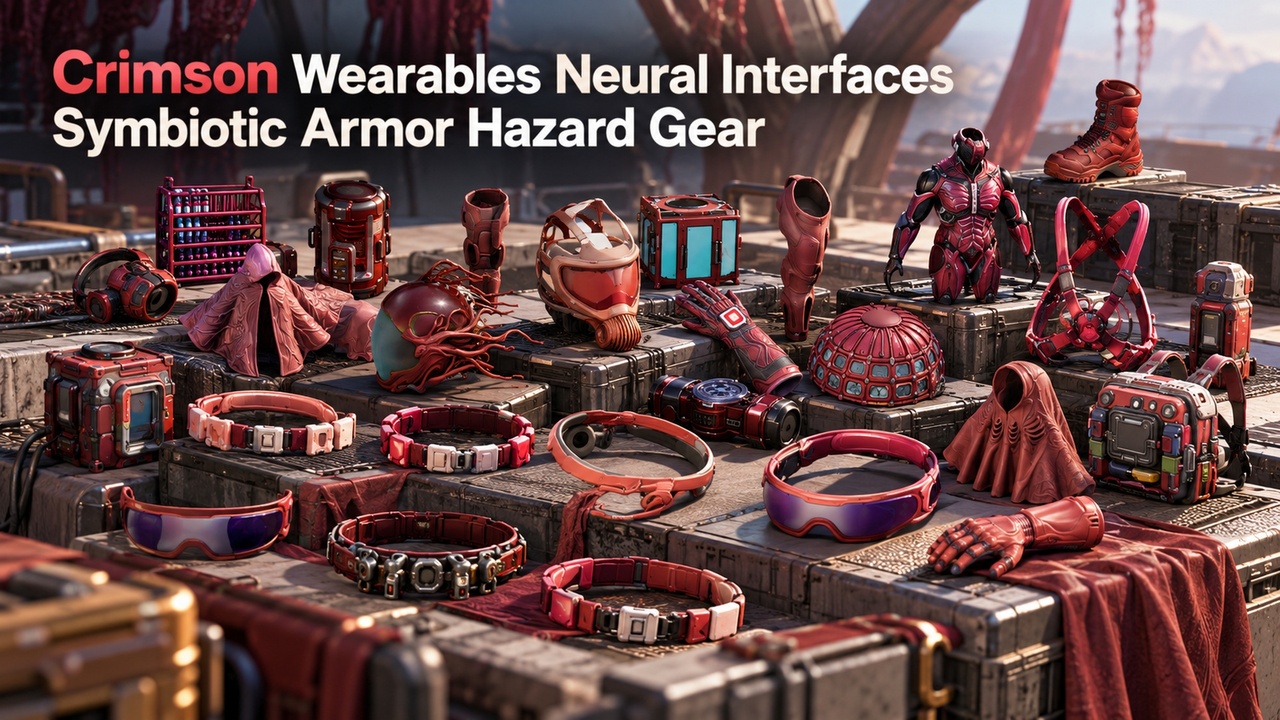 Ecc Interface Crimson Wearables - Neural Interfaces, Symbiotic Armor & Hazard Gear | Fab