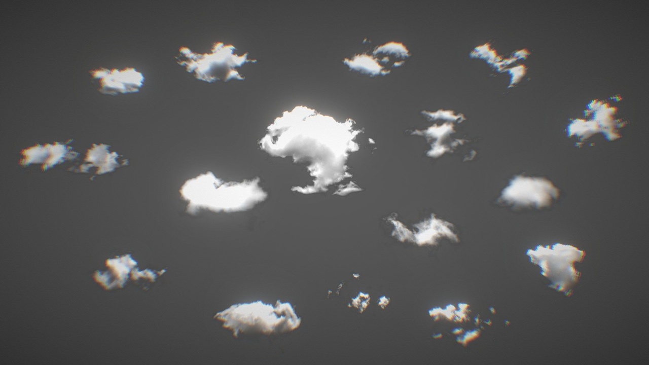 Media 1 for listing Stylized Clouds Pack - Vol 08