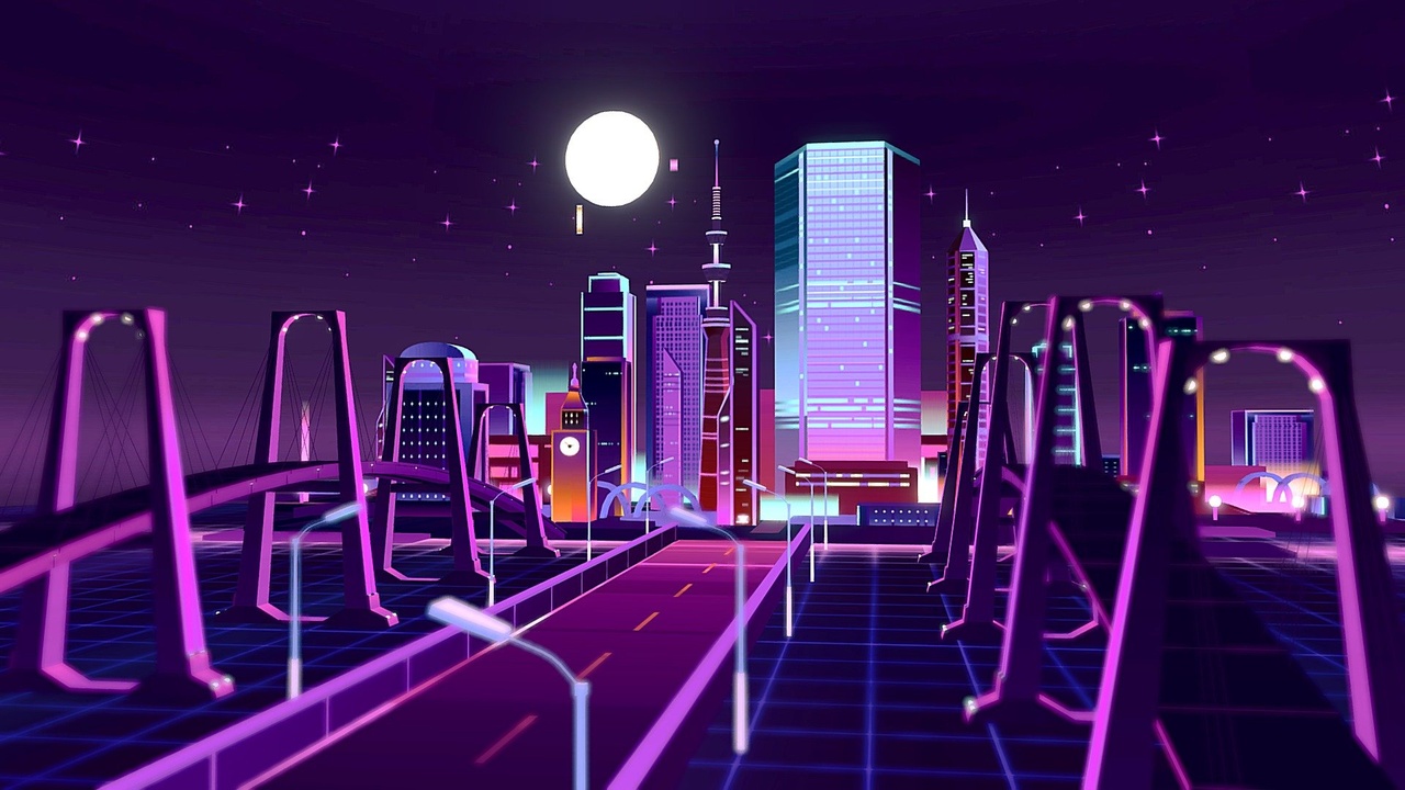 Media 1 for listing CYBER PUNK NIGHT CITY LOWPOLY LIFE BUILDINGS FBX