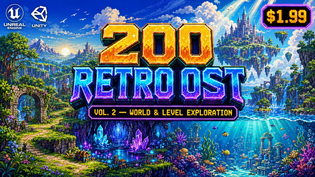 Media 1 for listing 200 Retro Game OST Vol. 2: World & Level Exploration Collection