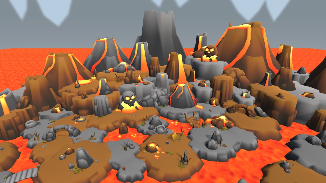 Media 1 for listing Ultimate Low-Poly Volcano Pack