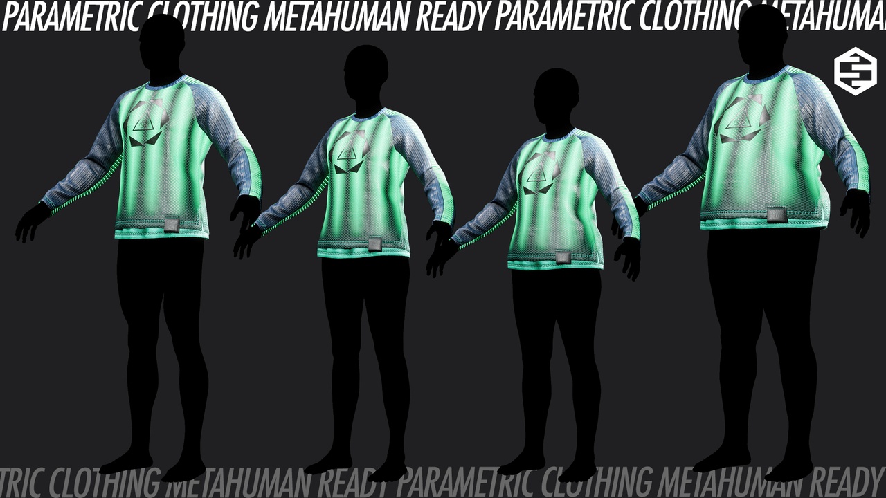 Média 1 pour l'article Sweatshirt Cyber- Parametric Clothing