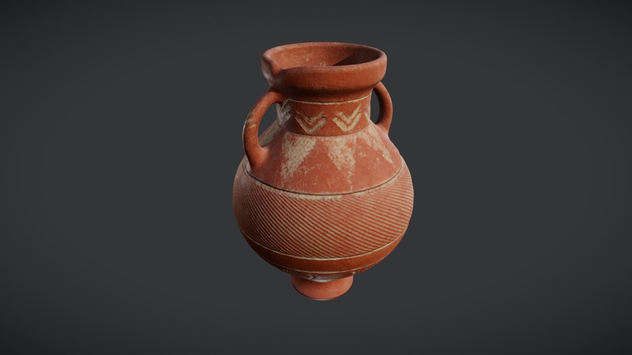 Media 1 for listing Pot 24 _ PBR Game Ready Asset
