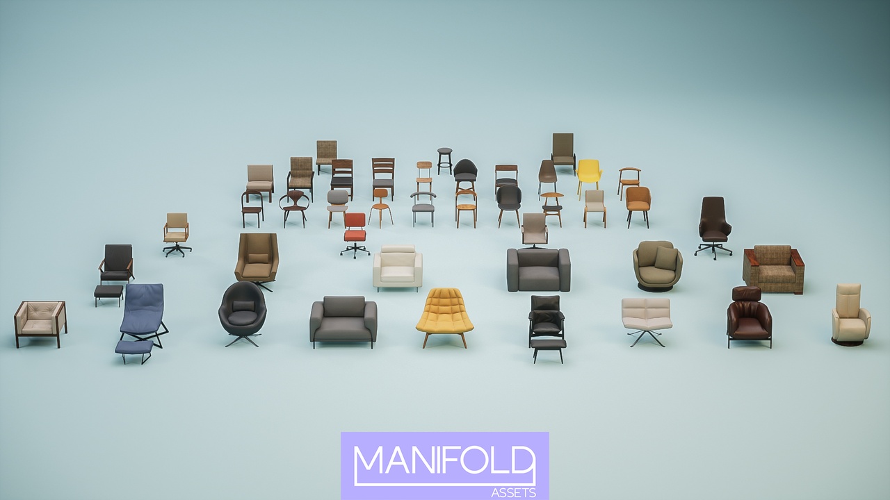 Media 1 for listing Modern Chair Pack