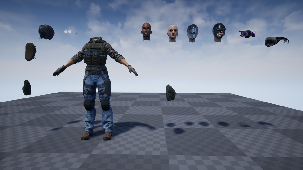 Media 1 for listing Customized Soldier Woman