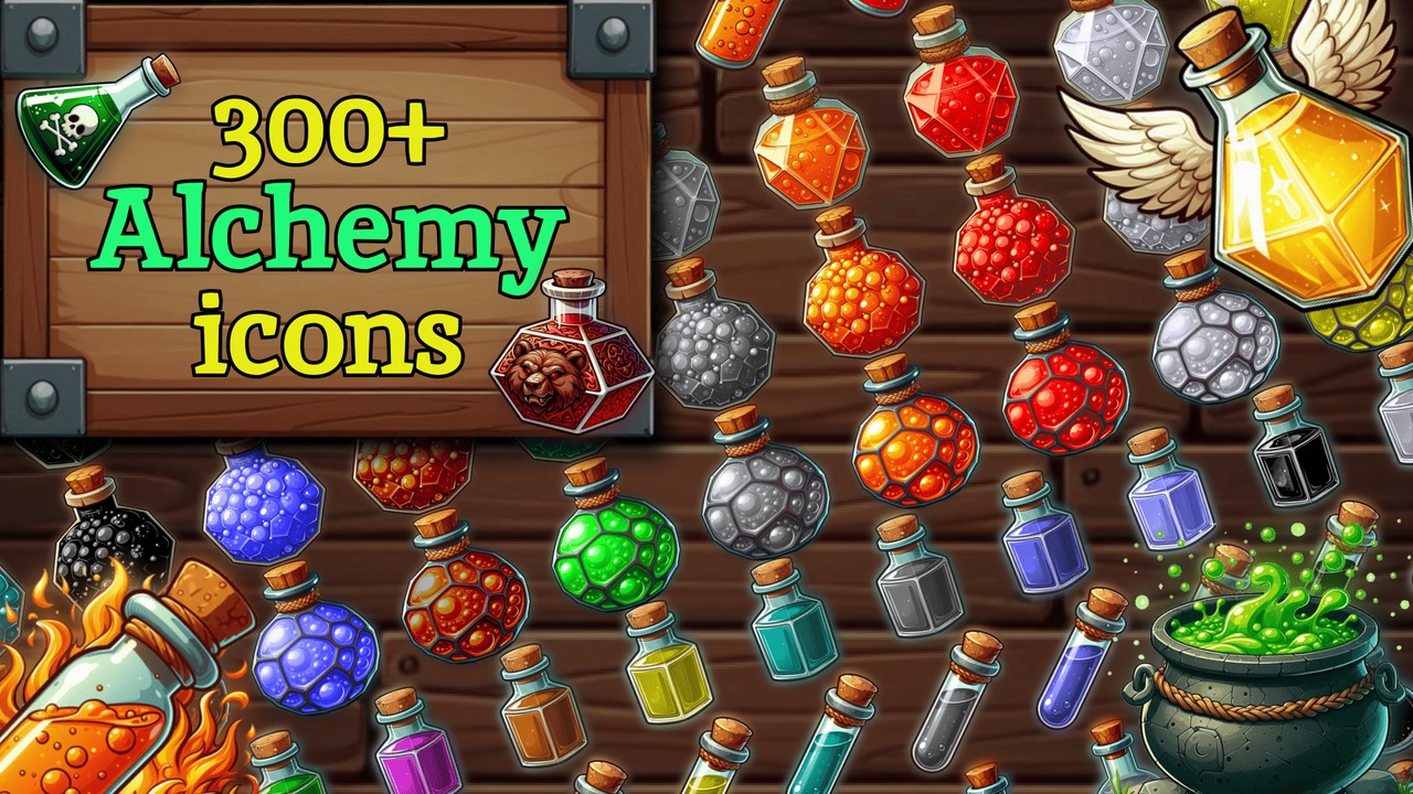 Media 1 for listing 2D Icons - Alchemy