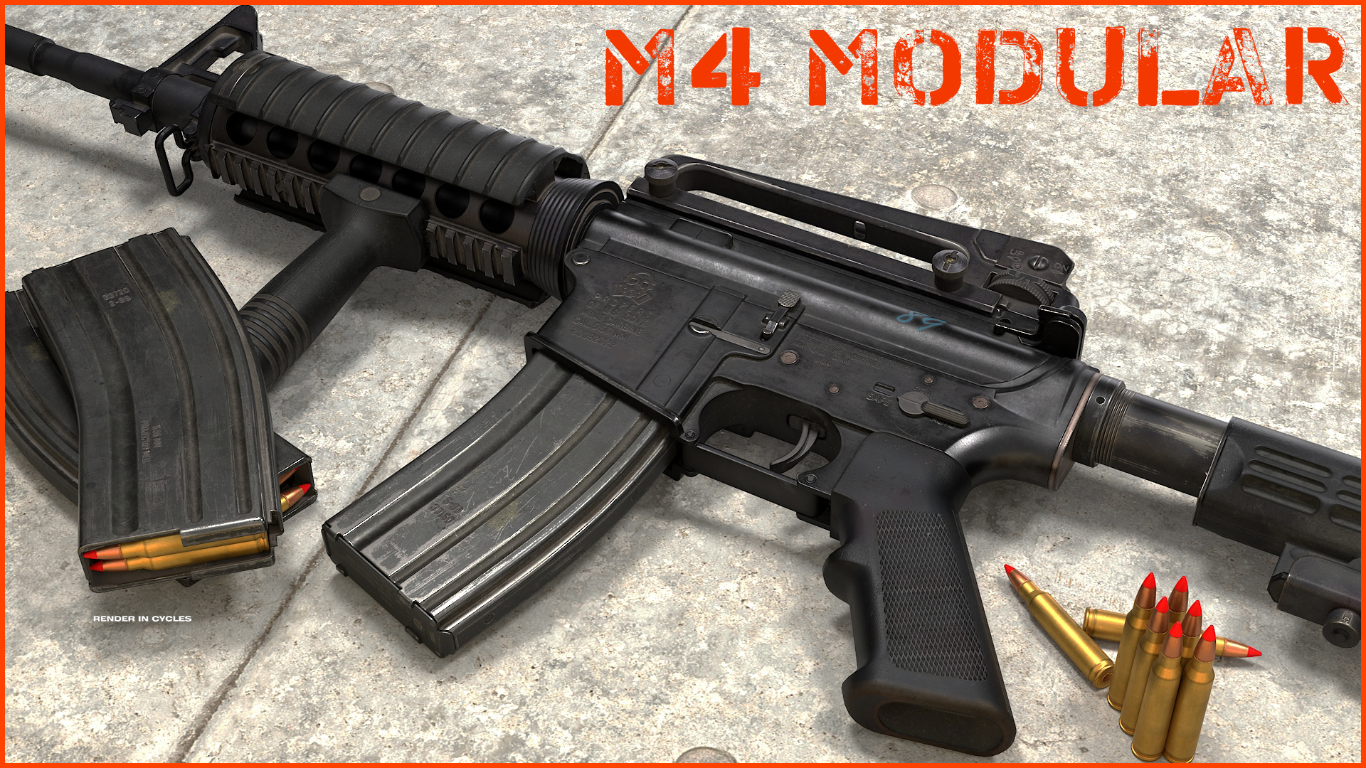 M4A1 Modular Assault Rifle | Fab
