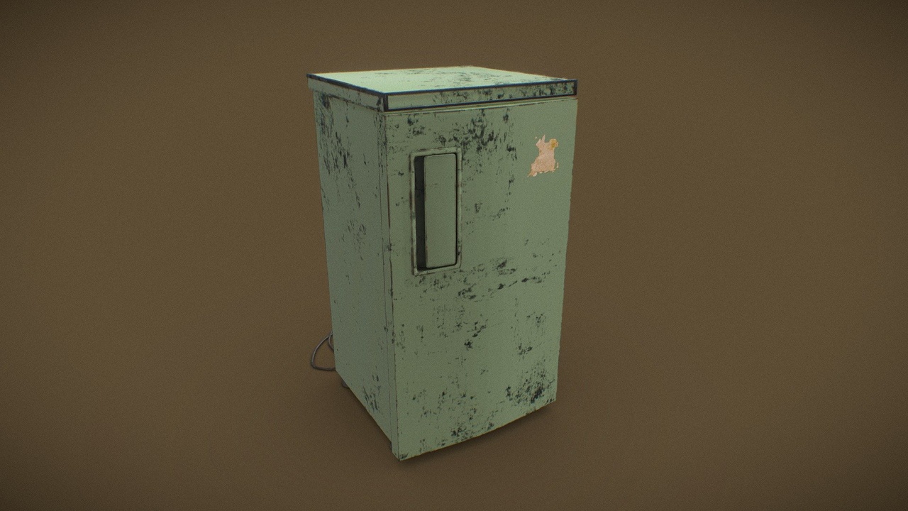 Media 1 for listing Vintage Industrial Electrical Cabinet - Distressed Mint Green