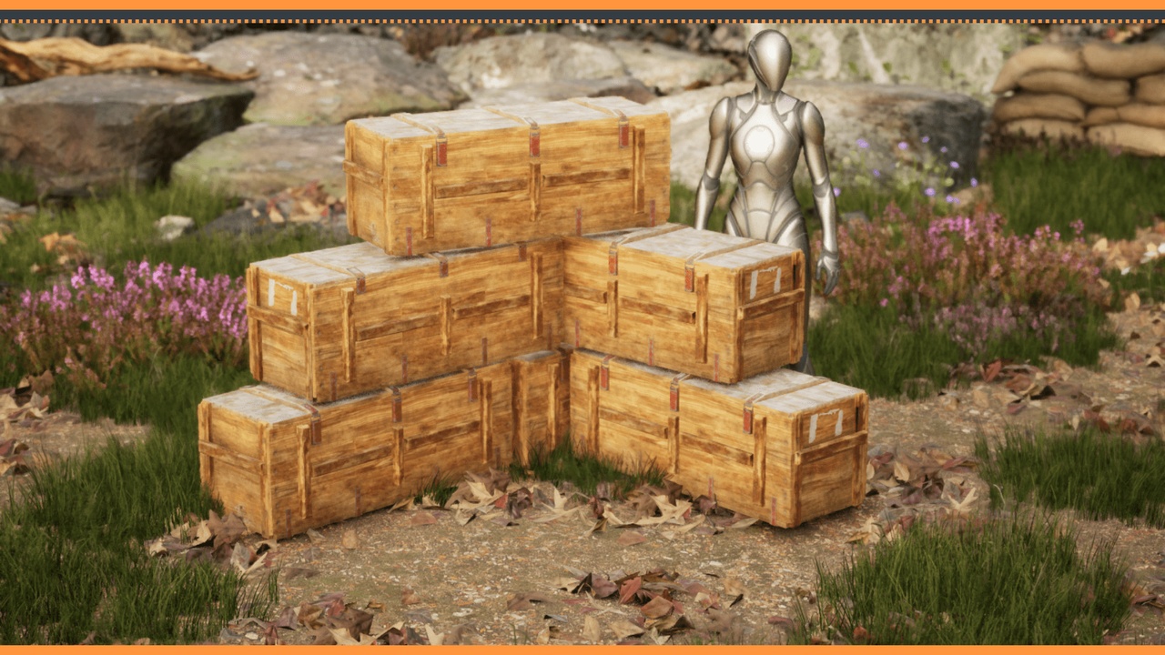 Media 1 for listing Military Box Cargo Large | GameReady Asset