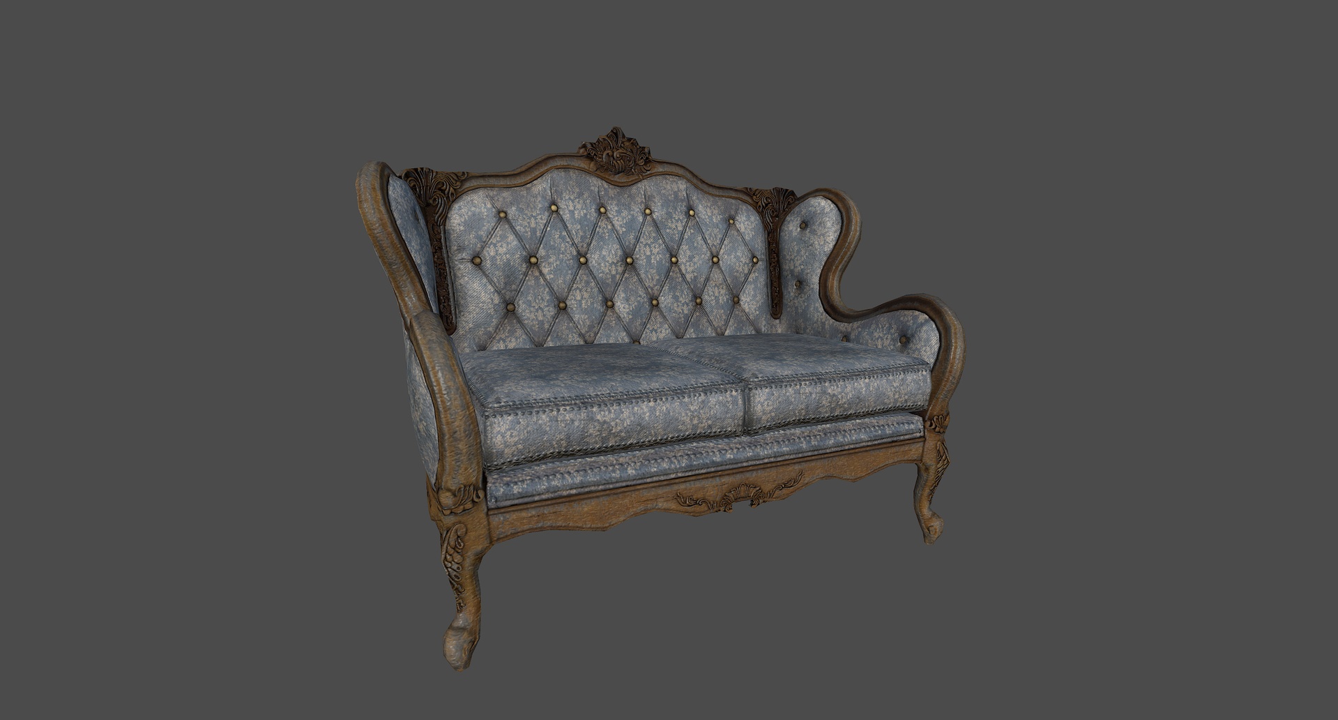 Media 1 for listing Antique Divan Low-poly