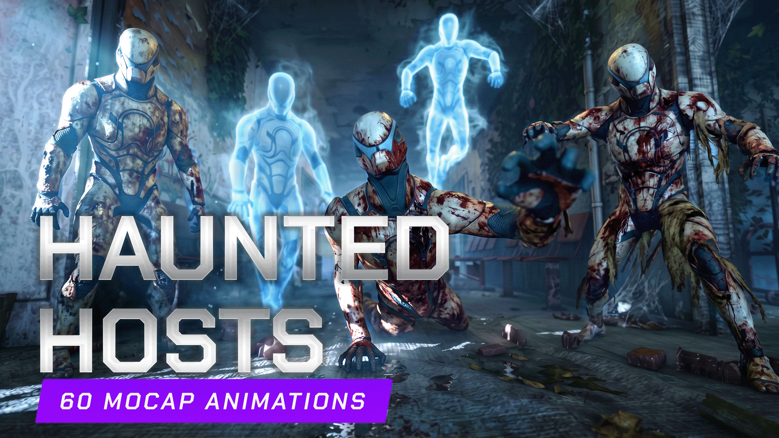 Media 1 for listing Haunted Hosts โ Looped Mocap for Zombies & Horror NPCs