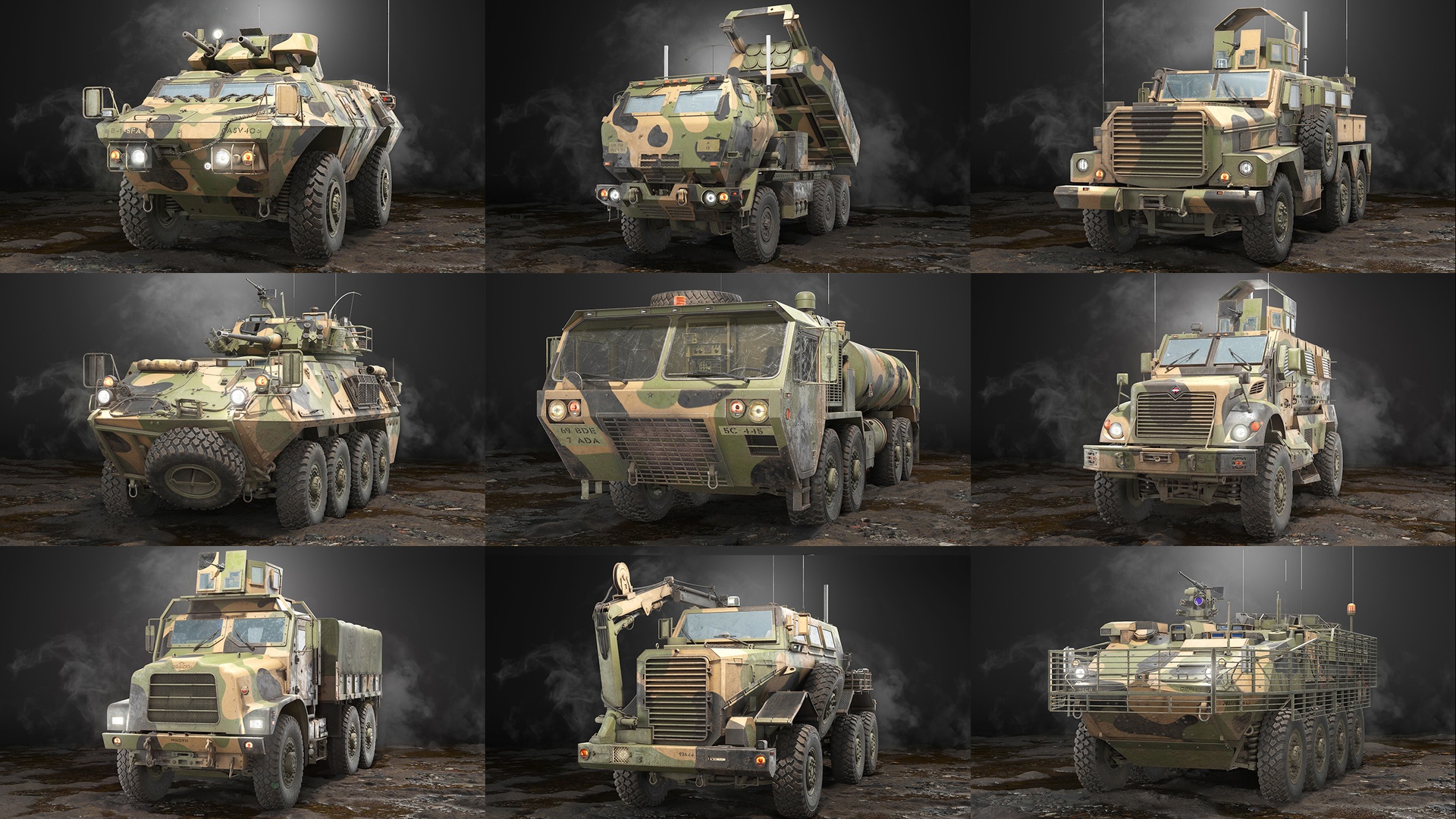 Media 1 for listing American Wheeled Military Vehicles 9 in 1 PBR
