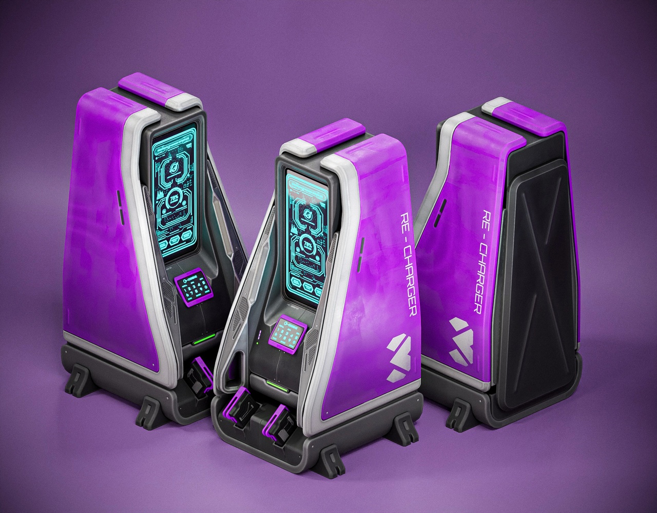 Media 1 for listing Sci-fi Console X5 PBR