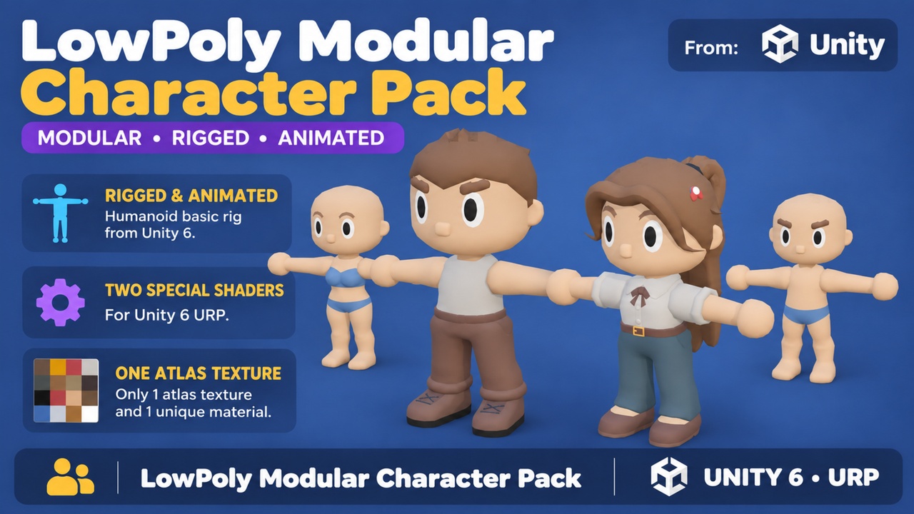 Media 1 for listing Modular Character Pack 2