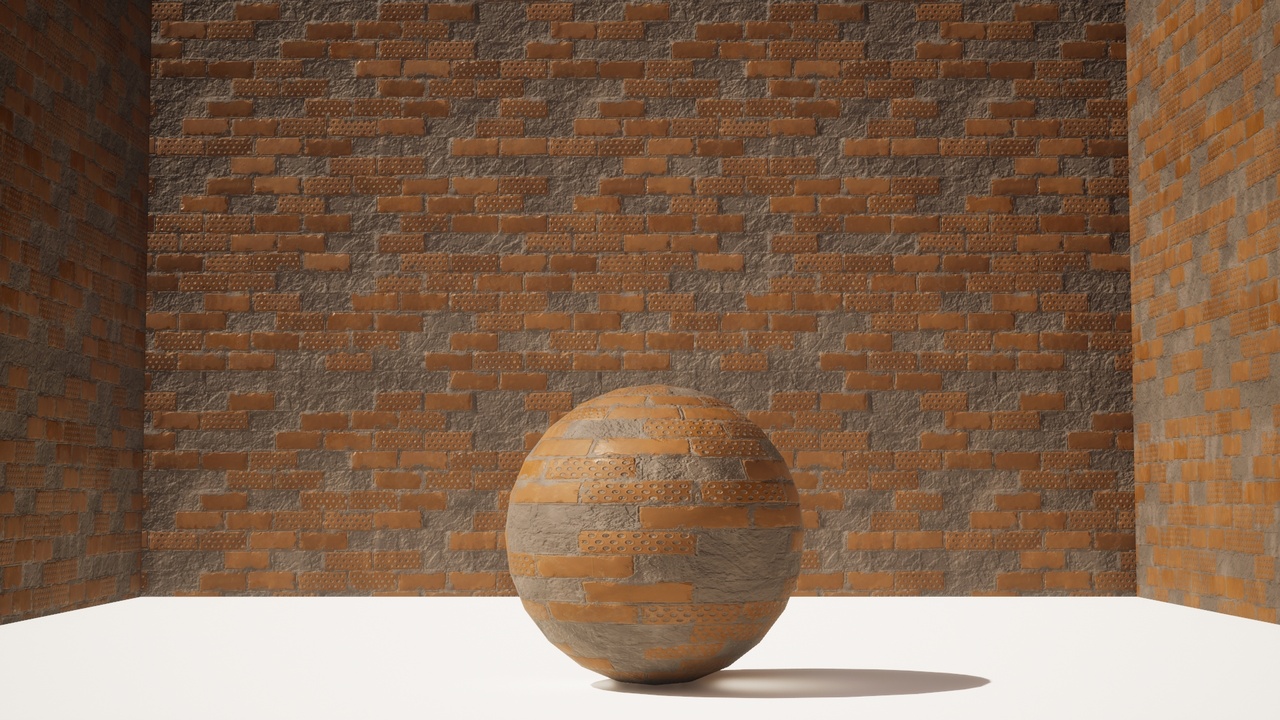 Brick Wall Material - 4K | Fab