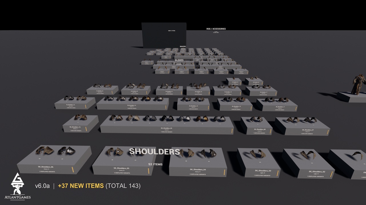 Media 1 for listing ROG Modular Medieval Accessories and Robes