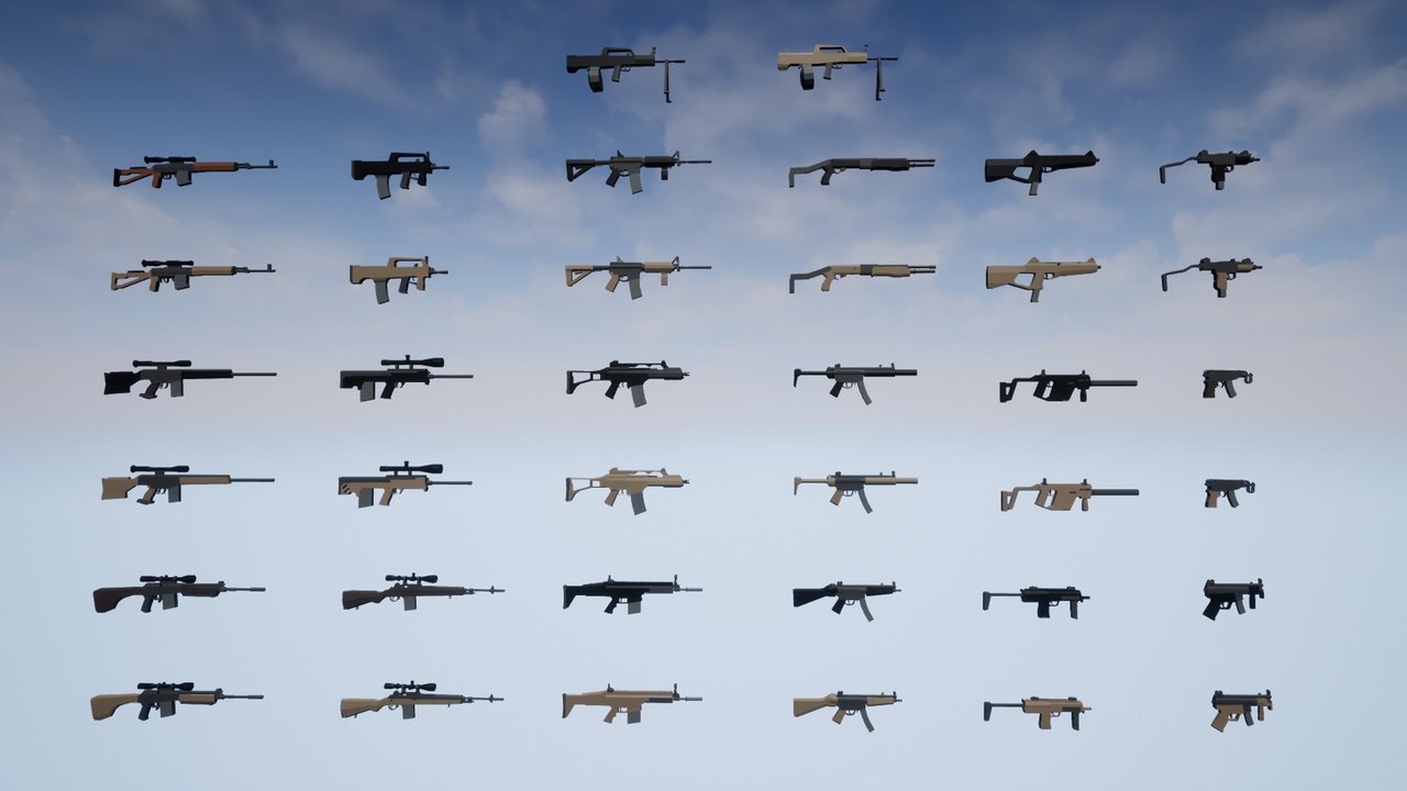 Media 1 for listing Low Poly Weapons Arsenal