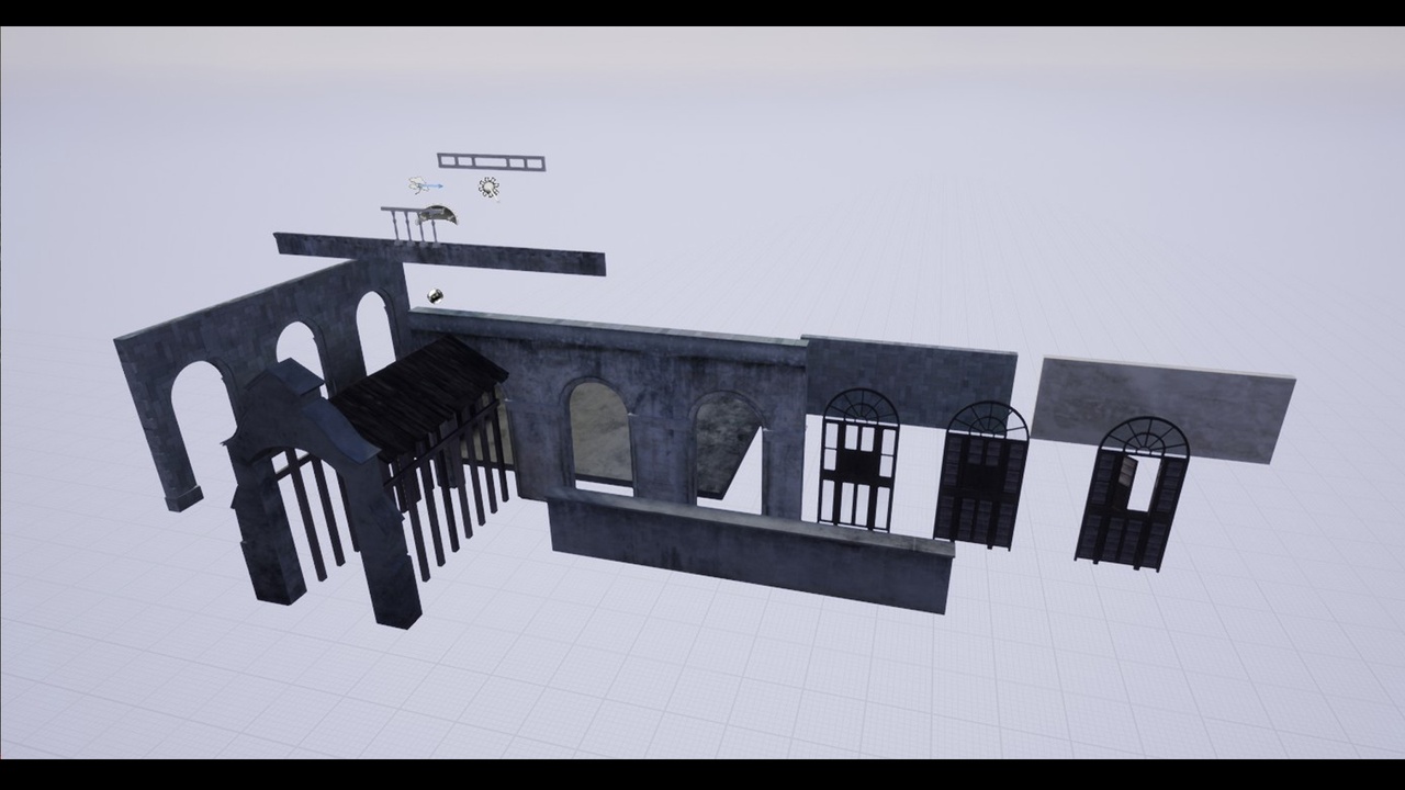 Media 1 for listing Nineteenth Century Style Visual Retro Building Module 03
