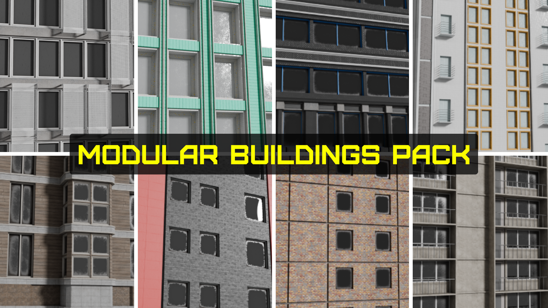 Facade Forge – Seamless PBR Building Pack | Fab