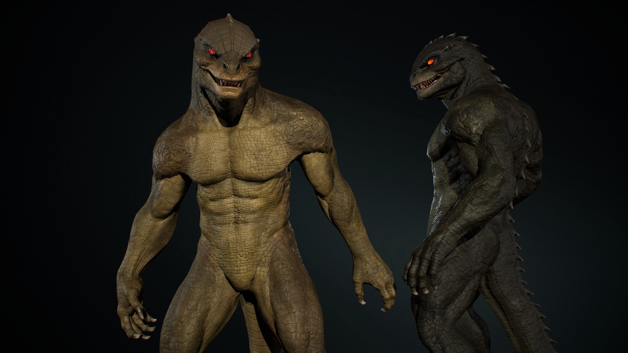 Media 1 for listing Reptile Humanoid