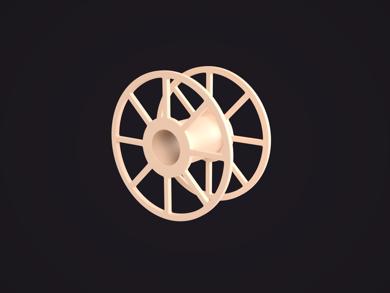 Empty Wire Spool 제품  등록을 위한 미디어 1개
