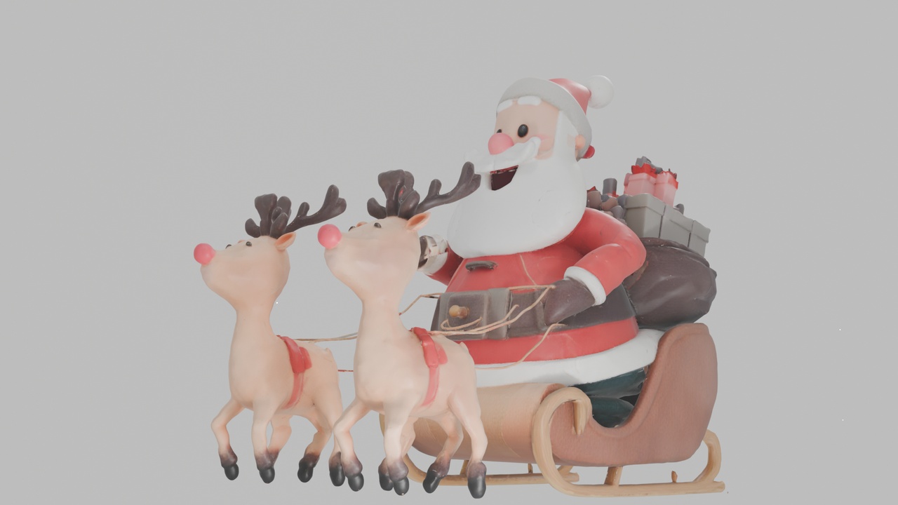 Media 1 for listing Santa Claus Sleigh