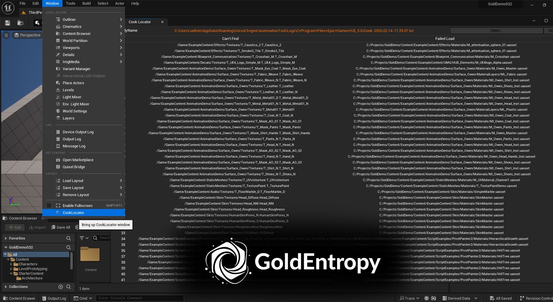 Media 1 for listing Cook Log Missing Asset Locator