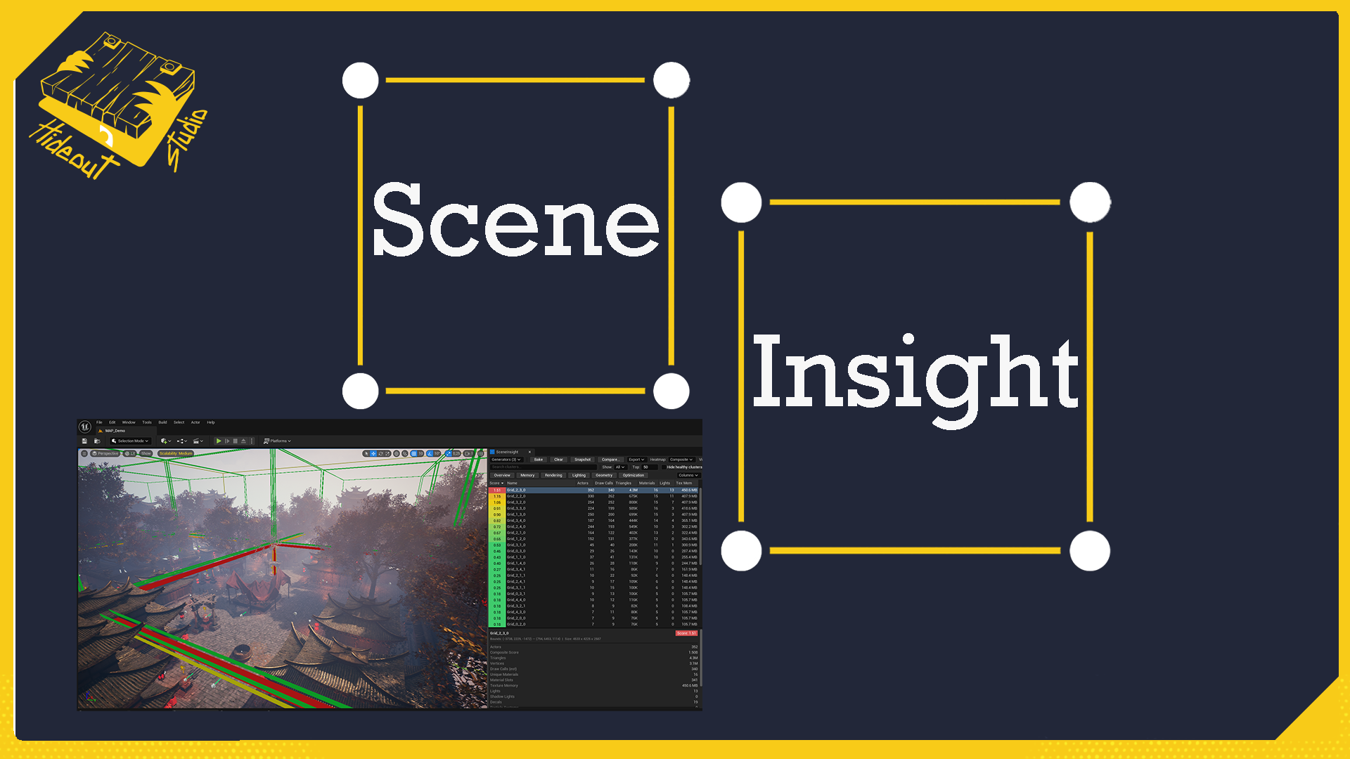 SceneInsight — Level Performance Profiler | Fab