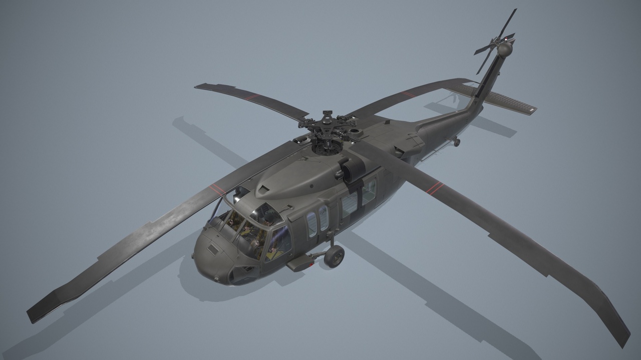 Média 1 pour l'article Military Transport Helicopter Dark Livery Complex Animation (37)