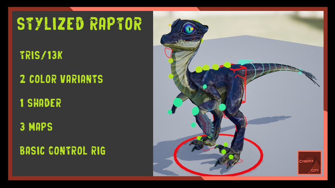 出品Stylized Raptorのメディア1