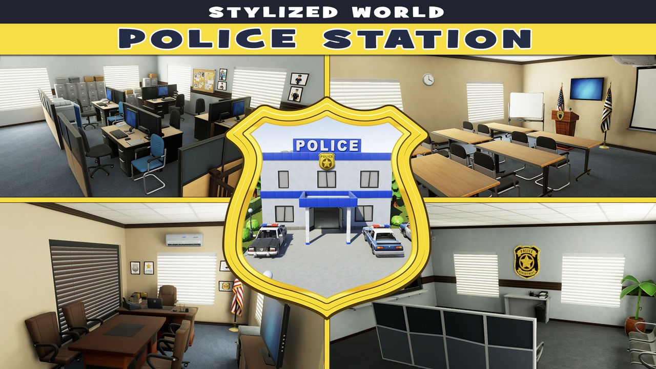 Media 1 for listing Stylized Police Station