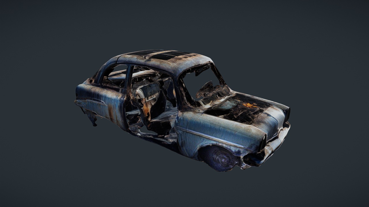 Media 1 for listing 1950s Abandoned Car 003