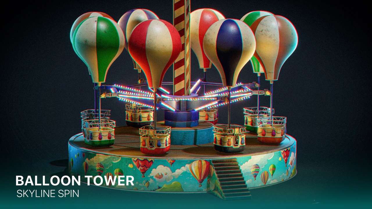 Media 1 for listing Balloon Tower - Theme Park Ride