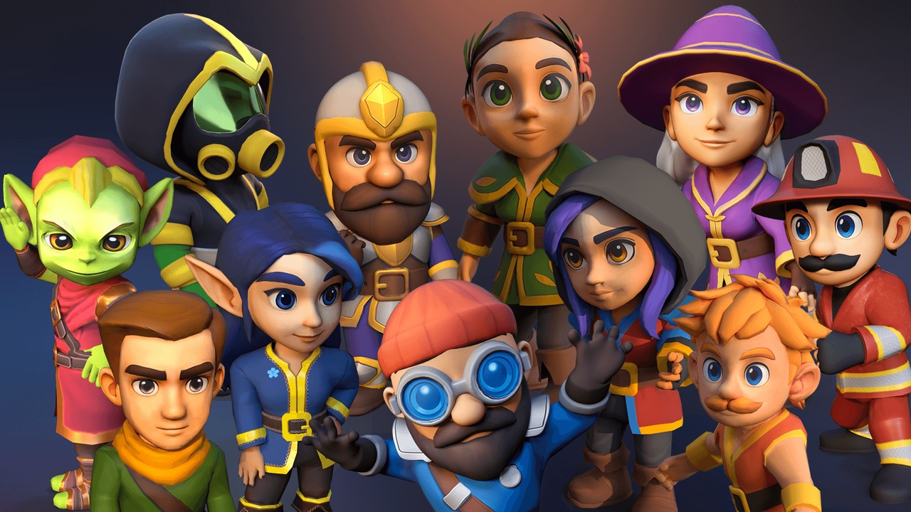 Animated Fantasy Characters Bundle | Fab