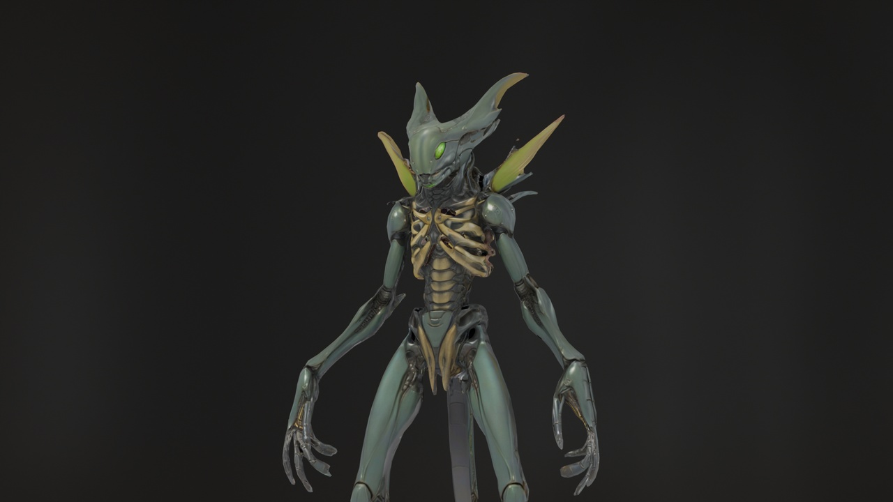 Alien Silver Insect | Fab