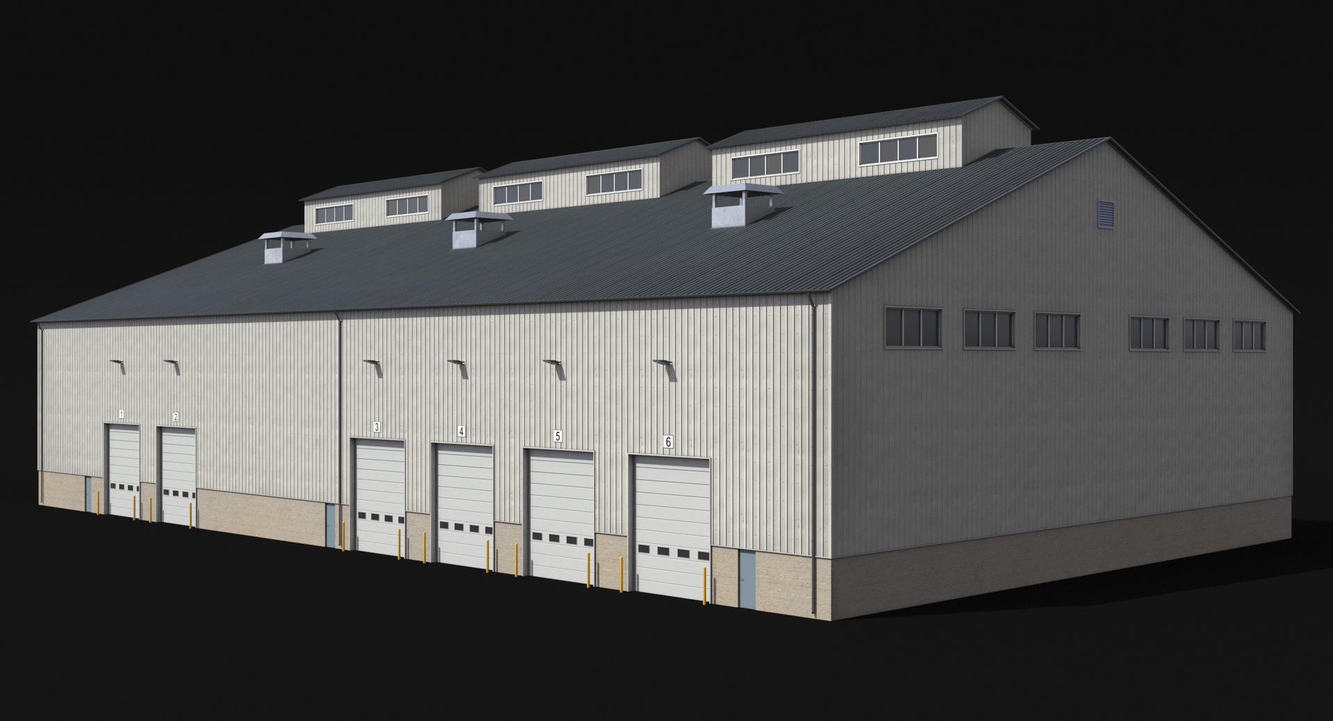 Media 1 for listing Industrial Building 71 PBR Low Poly