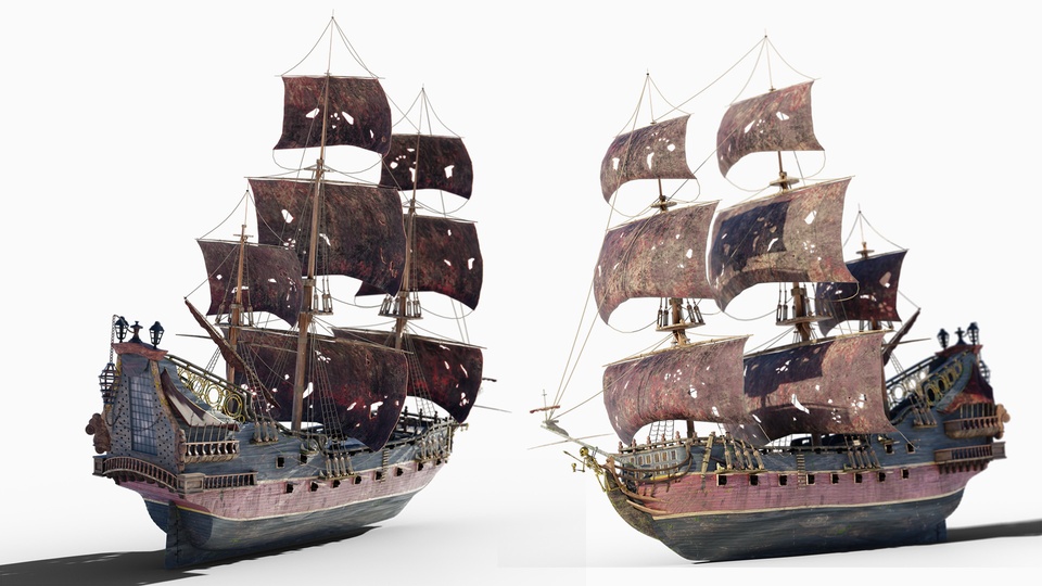 Pirate　Ship　β版 BINGOO TopBau The Black Pearl XUUB1121328U07IX Pirate Ship