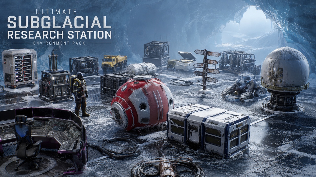 Media 1 for listing Ultimate Subglacial Research Station Environment Pack