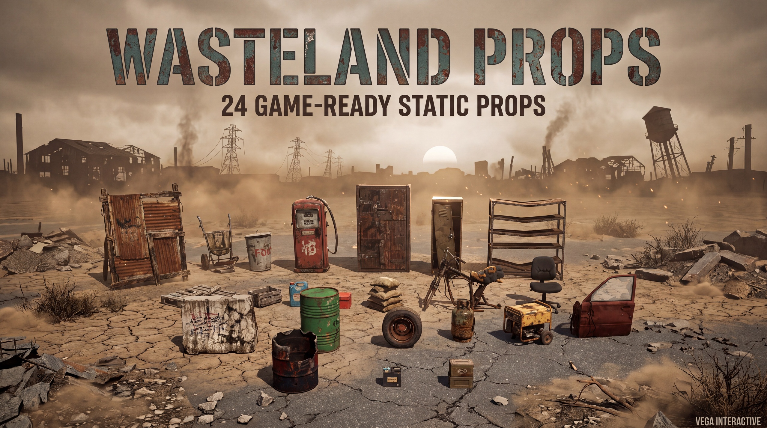Media 1 for listing WASTELAND PROPS VOL.1