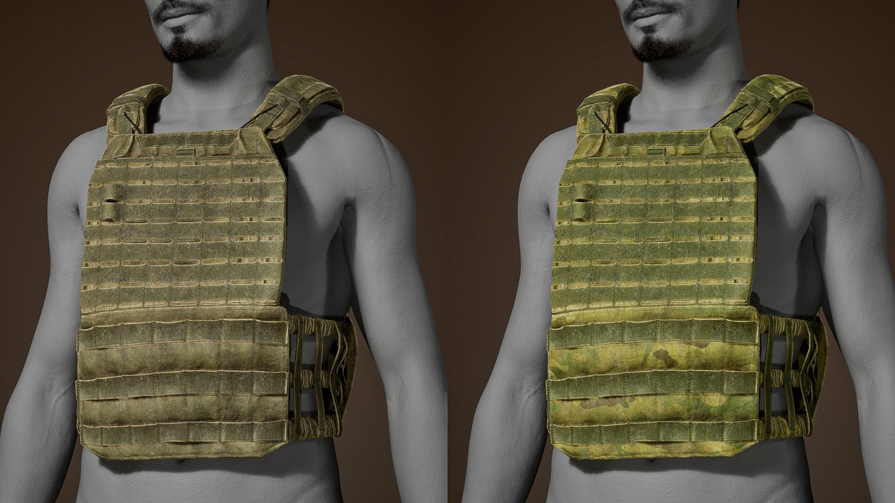 Media 1 for listing Soldier Military Vest - Outfit for MH Rigged