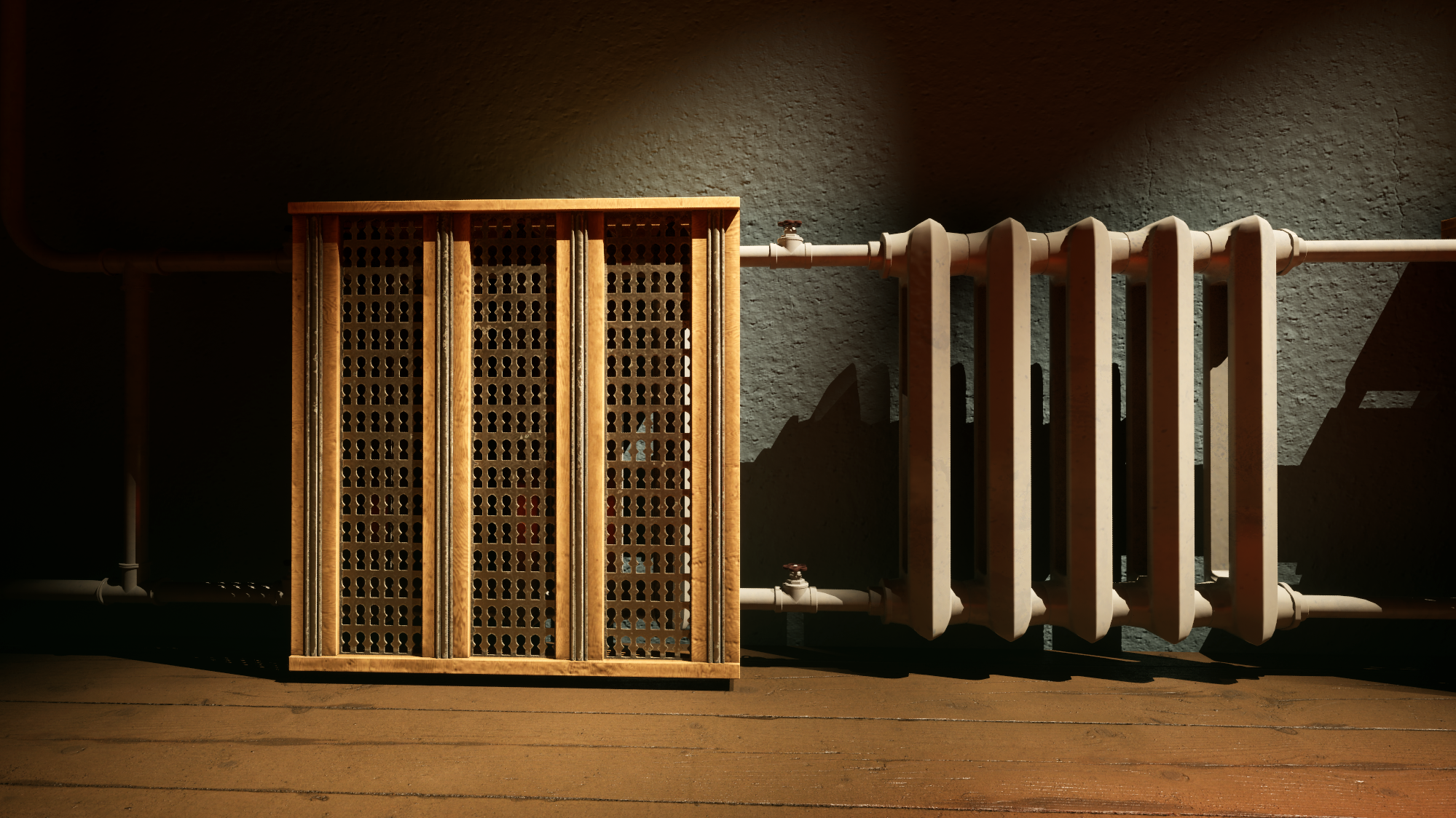 Pre Fab Radiators Post-Soviet Radiators & Pipes System | Modular Pack | Fab