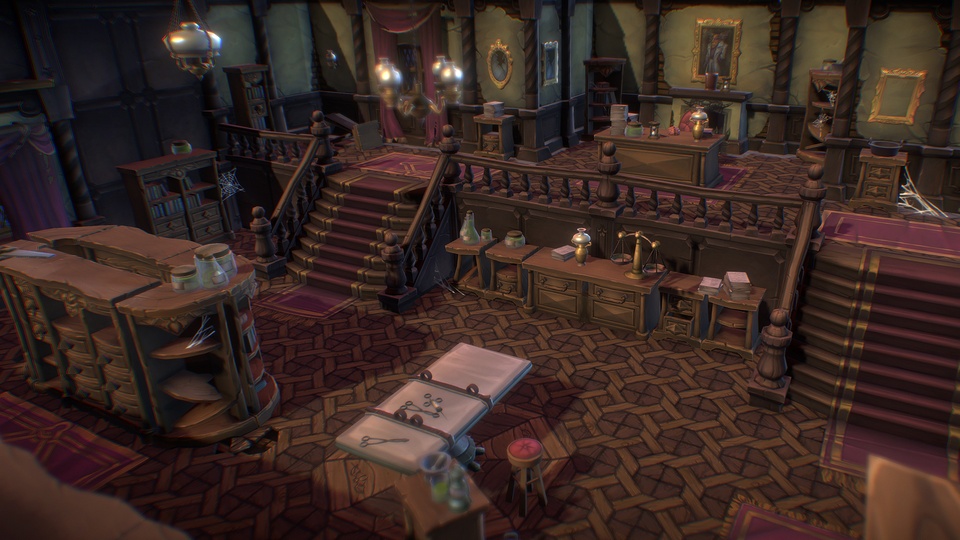 Haunted Mansion Set Hand Paint Series