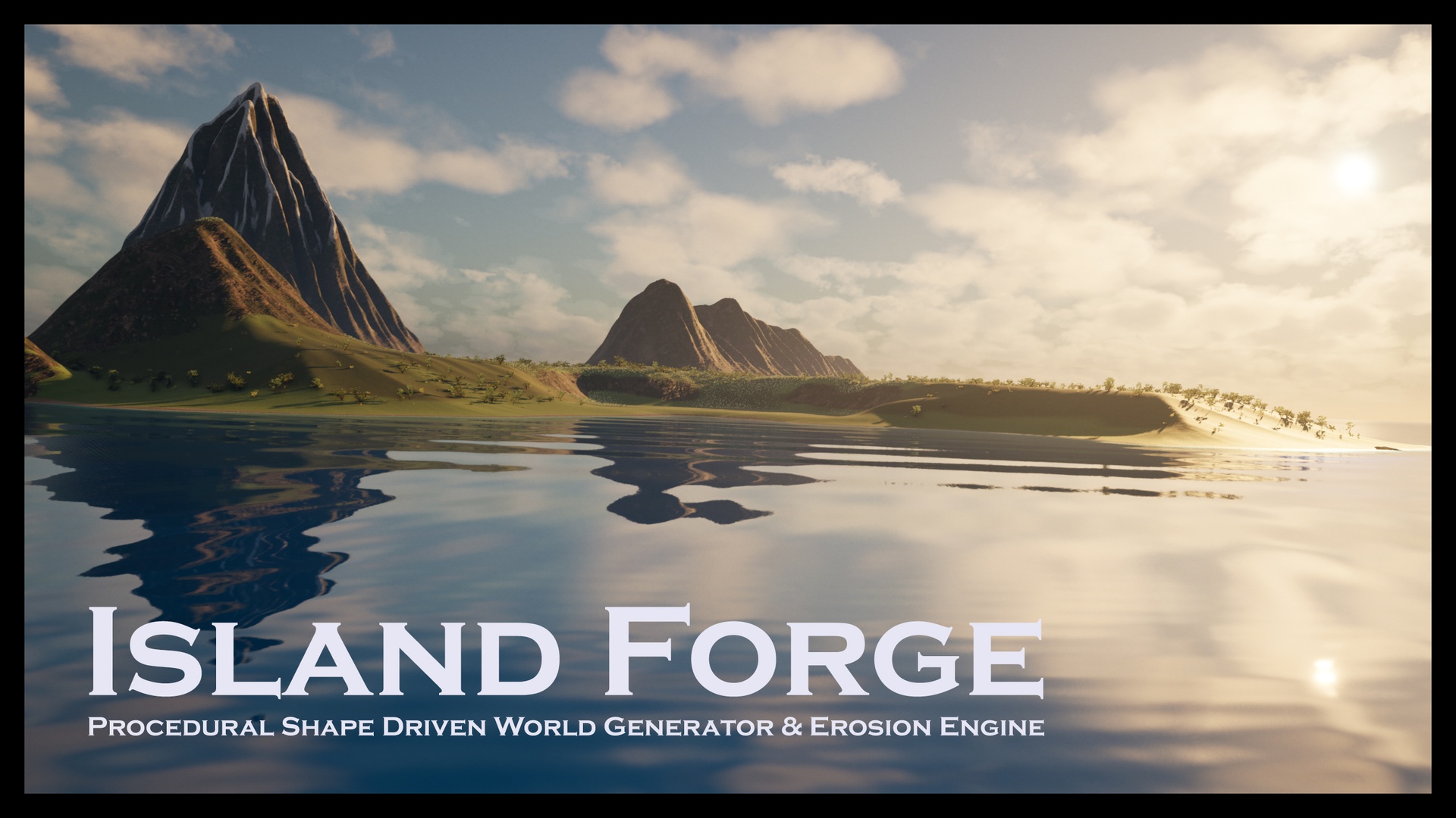 Media 1 for listing Island Forge: Procedural Shape-Driven World Generator & Erosion Engine