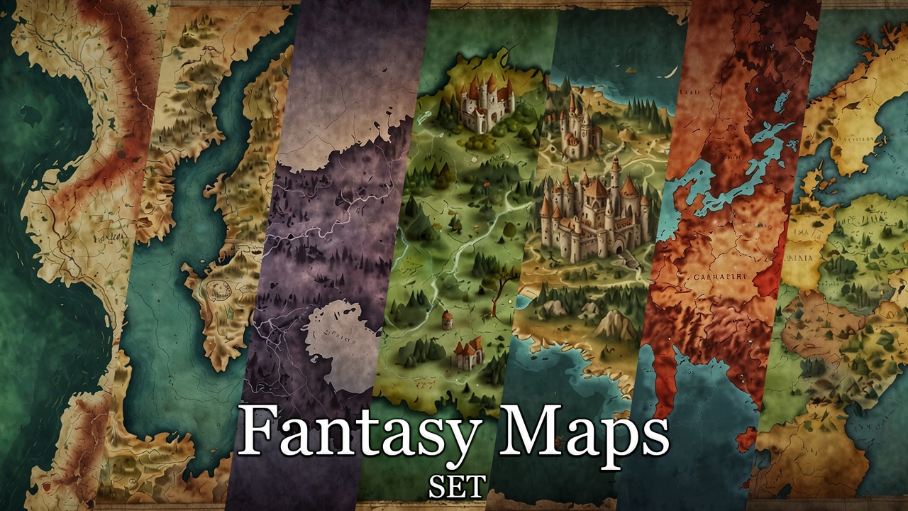 الوسائط 1 للقائمة Fantasy Maps