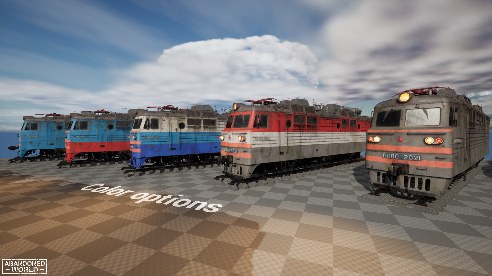 Soviet Electric Locomotive Fab