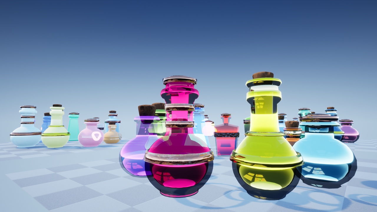 Media 1 for listing Potion Bottles