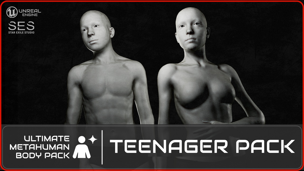 Media 1 for listing Ultimate Metahuman Body: Teenager ( Male & Female)