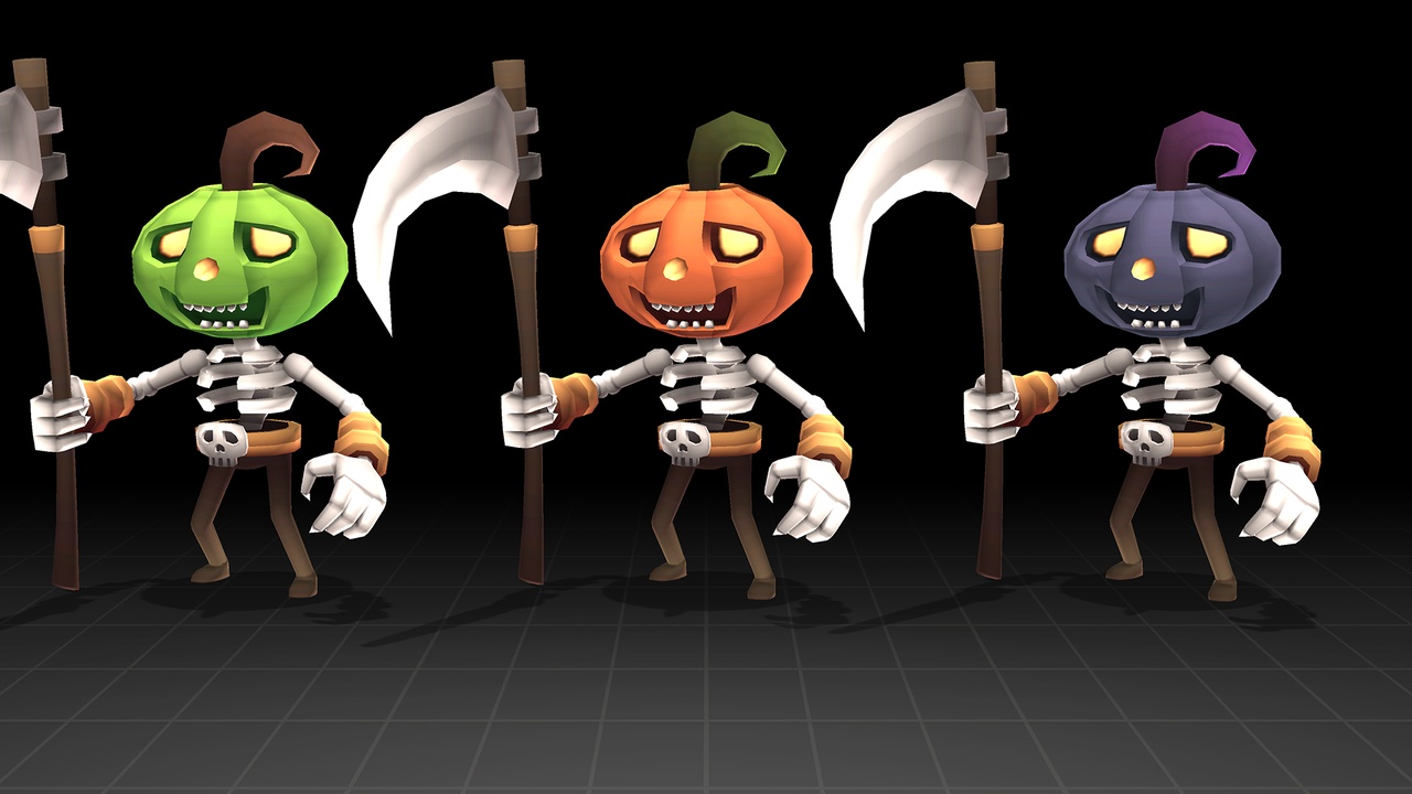 Media 1 for listing Poly HP - SkullPumpkin
