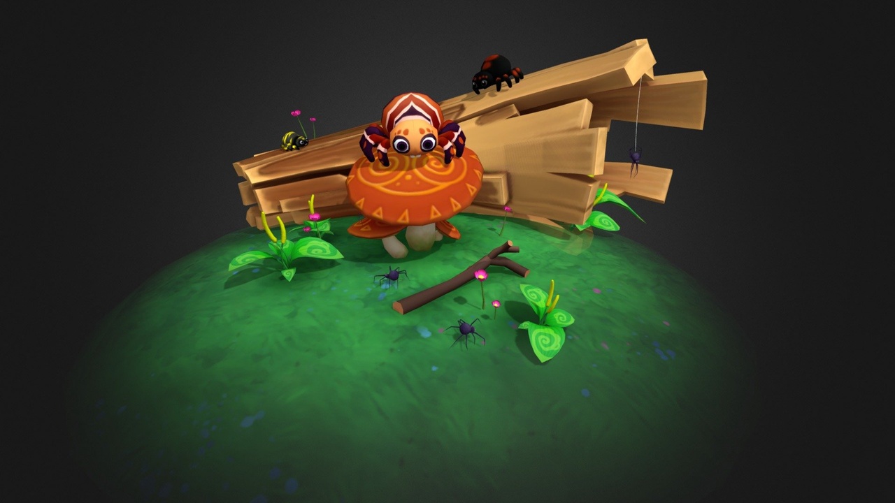 Media 1 for listing Spiders animation pack