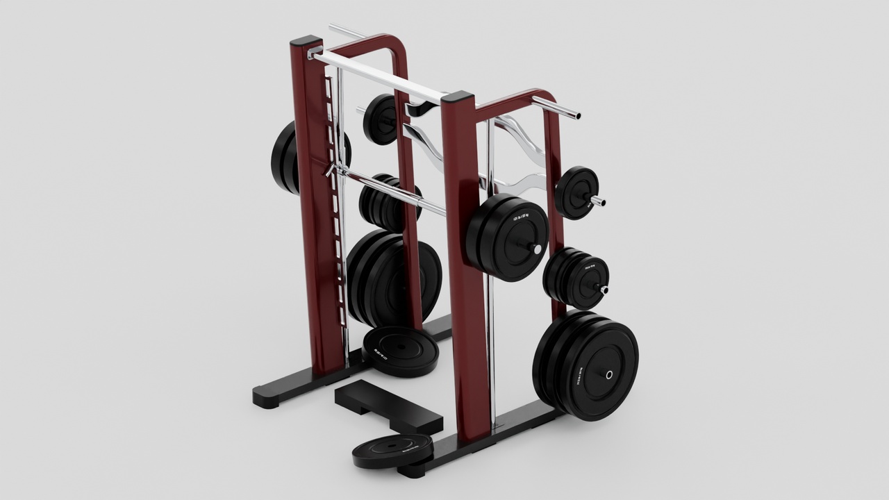 Media 1 for listing Commercial Smith Machine Weight Rack